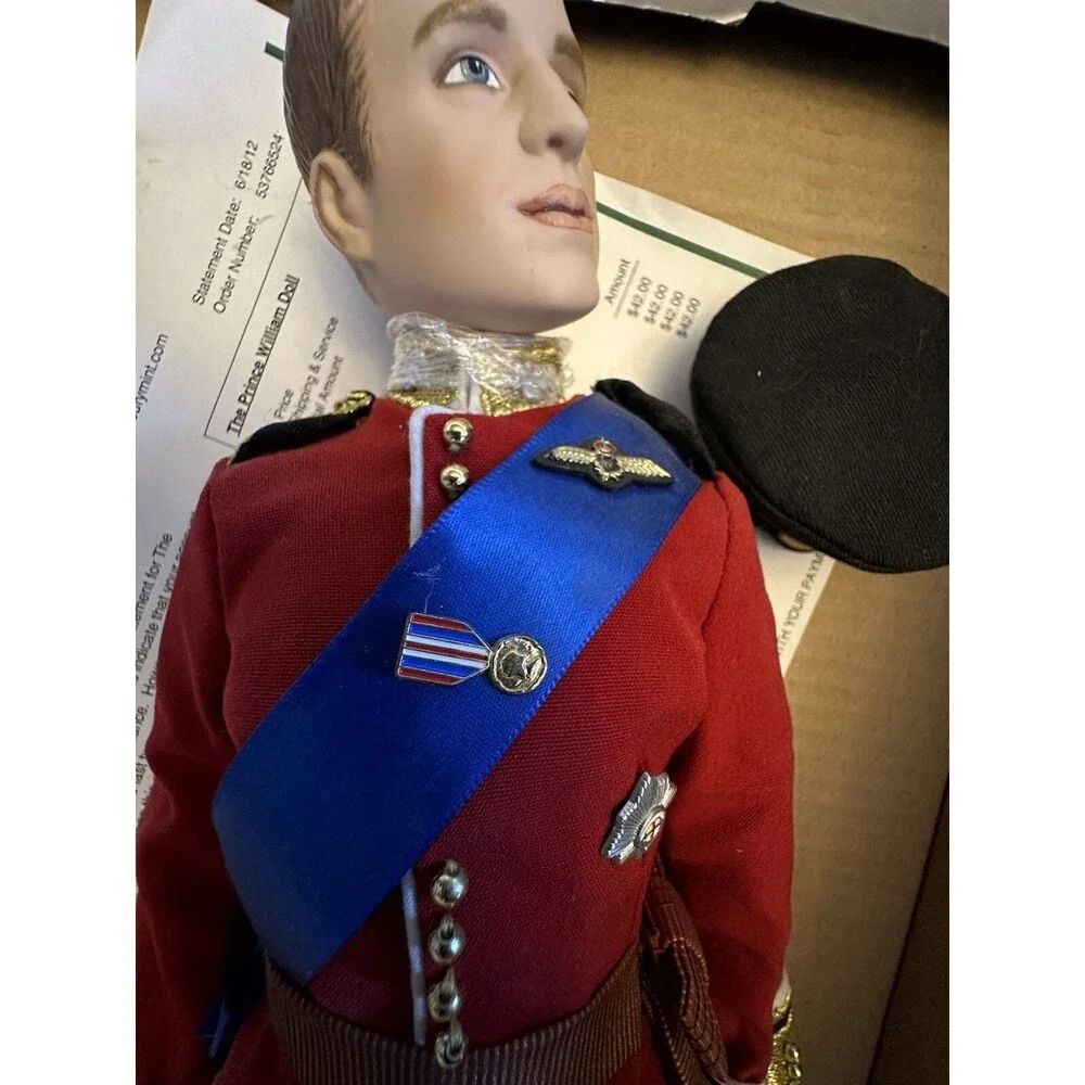 The Princess Kate Middleton Bride Prince William Groom Doll Danbury Complete